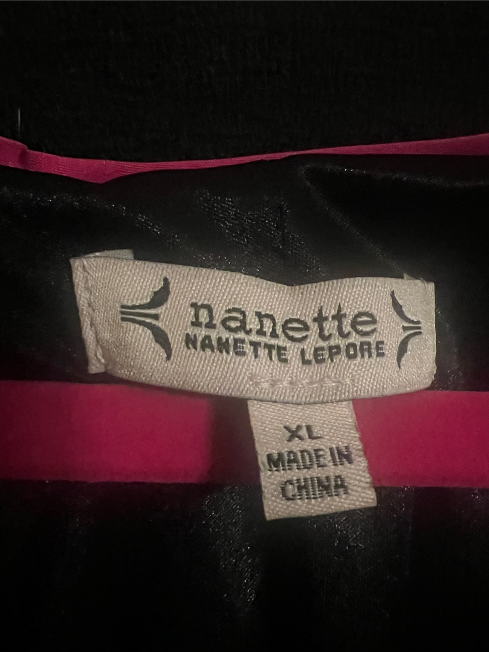 Nanette Lepore Black Sequin Pearl-Button Blazer - Picture 6 of 10